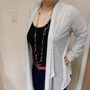 Light gray and gold Shaw by Hot Ginger